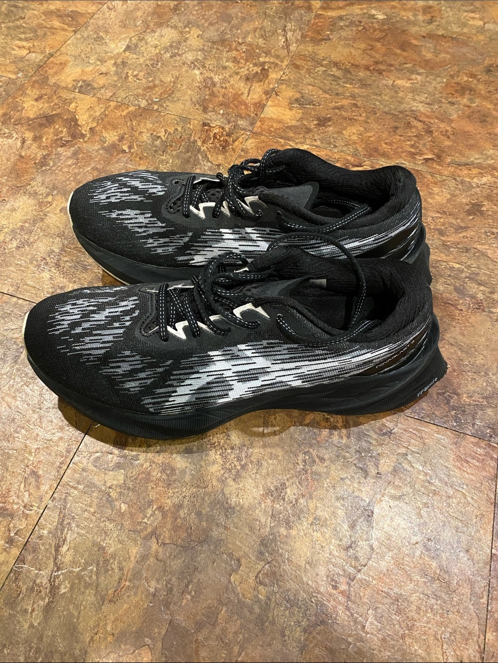 Asics NovaBlast3 Black and White Men's Athletic Sneakers